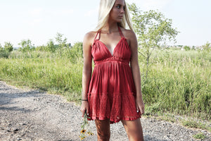 Two Step Red Dress