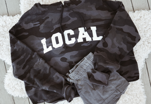 Limited Edition: Local Camo Crop Hoodie
